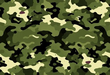 Abstract seamless camouflage texture pattern in trendy urban style; ideal for fashion textile prints, clothing, tactical