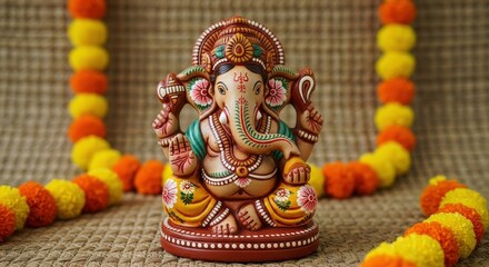 Ganesha idol hindu god deity sculpture indian culture religion spirituality art