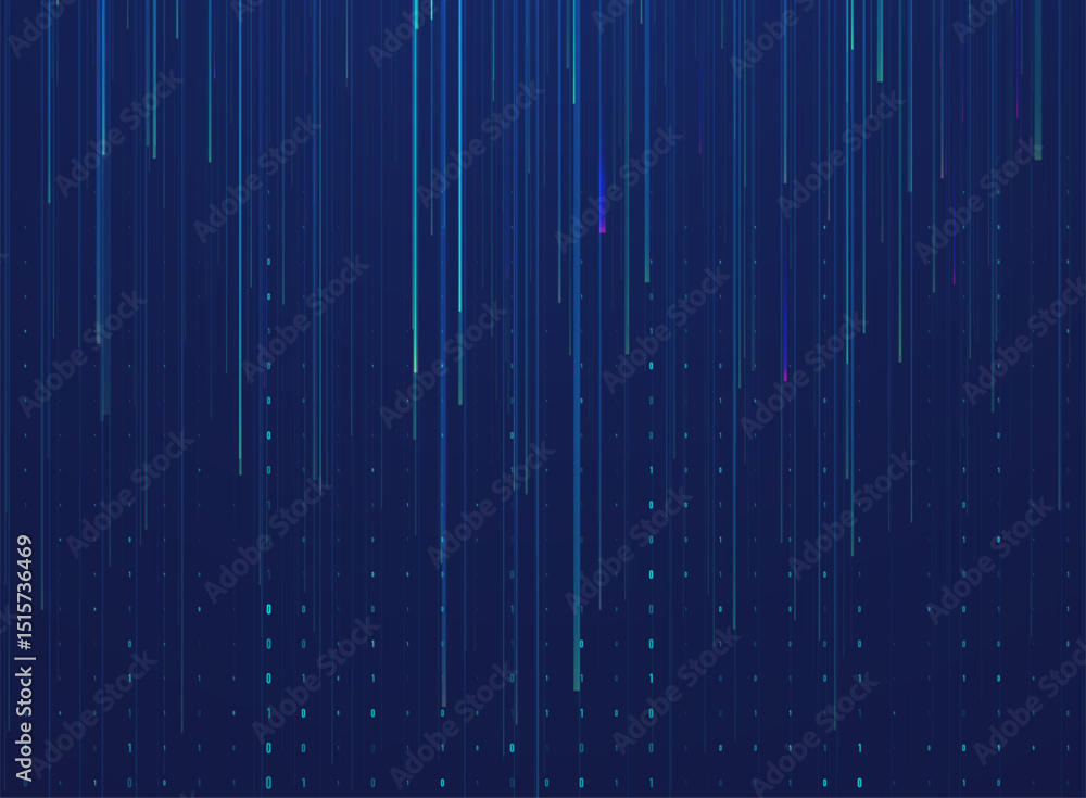 Poster abstract big data code representation. modern high-tech data background. graphic concept for your de