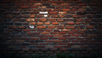 Dark Red Brick Wall Texture Background Image for Design Projects