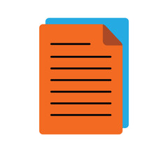 unique simple document icon