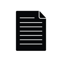 unique simple document icon