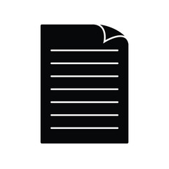 unique simple document icon