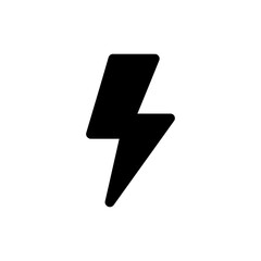 Lightning Bolt Symbol Icon Representing Energy and Power