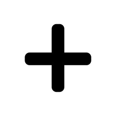 Fototapeta premium Plus Add Symbol Icon for Adding Items and Positive Action