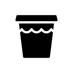 Flat Cup with Wave Cut Top for Unique Beverage Presentation