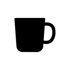 Mug with Bold Handle and Smooth Fill - Elegant Coffee Cup Design