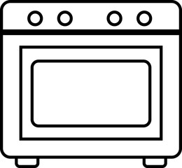 oven electronics devices technology products vector icon, household appliance cooking icons, Cooking concept. Label for kitchen interior design themes, sticker, books, pictogram for sites, apps