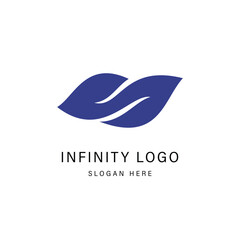 Infinity Logo Design Graphic Vector 