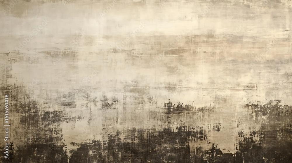 Poster beige and brown abstract textured background with distressed and weathered appearance, dark bottom l