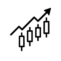 Invoice Document Icon - Billing and Payment Concept, Black and White Line Art