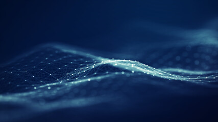 Abstract Network Wave.