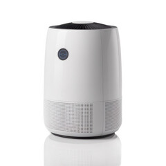 Modern air purifier appliance isolated on transparent background