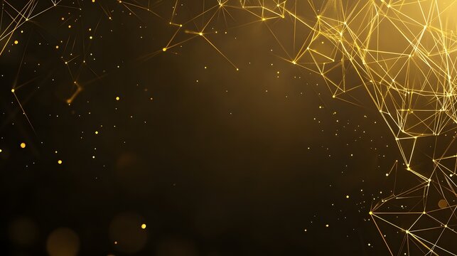 Abstract golden network design.