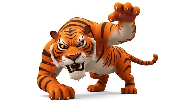 vector art line of angry tiger with fire effect and siluet effect suitable for mockup and logo product of team isolated white background