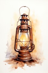 Lantern light lamp architecture.