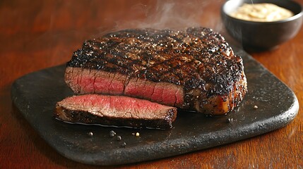 Savoring high-end japanese wagyu steak culinary heaven gourmet food intimate setting close-up indulgence