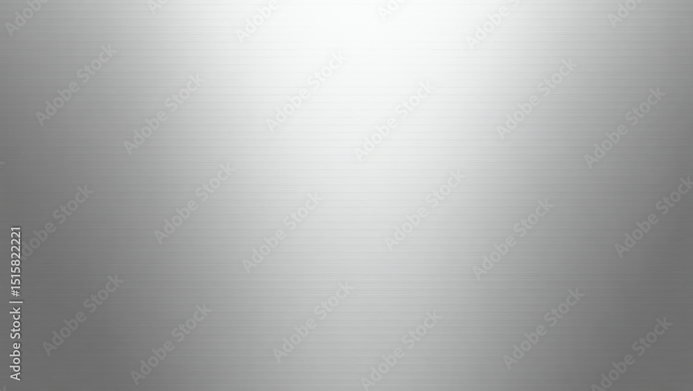 Poster silver metal texture with subtle horizontal lines and gradient