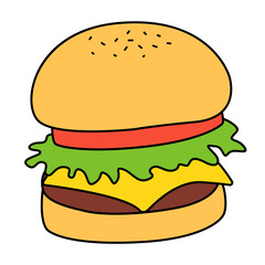 Fast Food Doodle