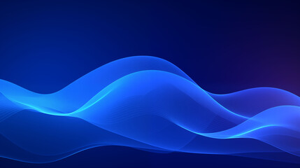 Fototapeta premium 3d dark blue wave, abstract background