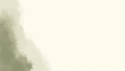 Abstract Atmospheric Background with Soft Clouds and Subtle Green Tones