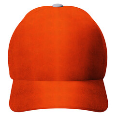 With Simple Multiple Clicks, You Can Visualize Your Designs On This Front View Amazing Baseball Cap Mock Up In Scarlet Ibiz Color.