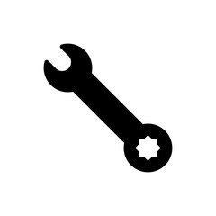 Wrench icon symbol for apps and websites. repair icon. tools sign and symbol