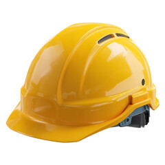 Fototapeta premium Yellow hard hat Protection for builders and workers safety first.