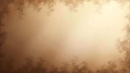 Abstract Grunge Texture Background in Brown and Beige with Faded Edges