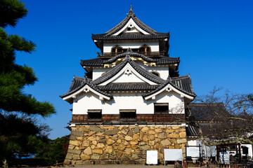 国宝の彦根城天守