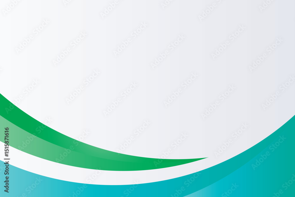 Poster abstract background with vibrant green and blue curved lines suitable for various creative projects 