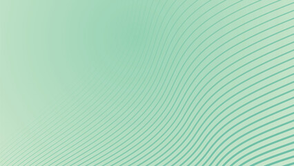 Green pastel gradient with stripes line abstract background