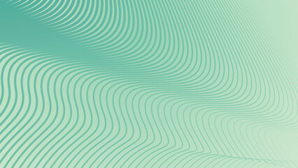 Green pastel gradient with stripes line abstract background