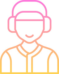 Baseball player icon