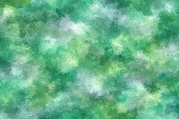 Abstract green textured background with a watercolor effect, blending various shades of green and white.