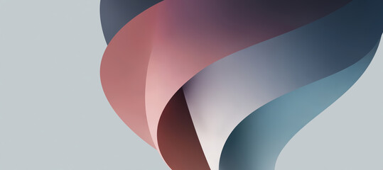 Modern Abstract Swirl Design for Business Presentations