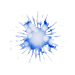 A drop of liquid spread over the surface. Abstract spatter