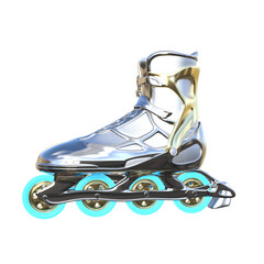 roller skates isolated on white