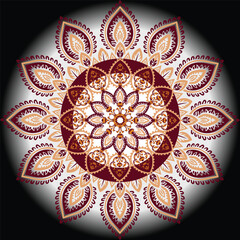 Islamic traditional mandala design, mandala background, Islamic pattern, creative mandala vector