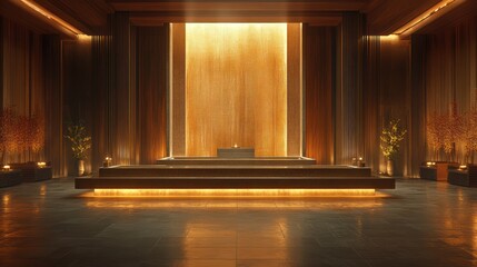 Serene Spa Sanctuary: A Golden Hour of Tranquility