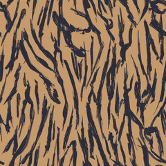 Neutral Colour Abstract Brush Strokes Seamless Pattern Design