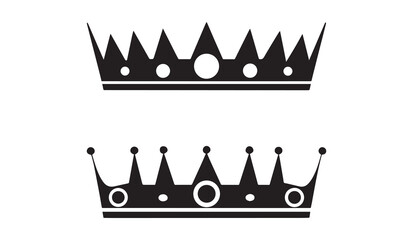 Detailed Crown Collection vector