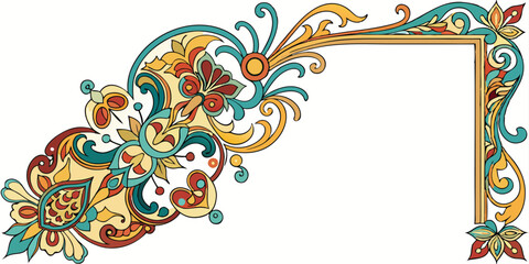 abstract floral Decoration