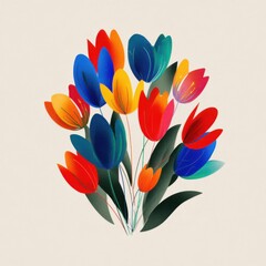 Vibrant floral bouquet