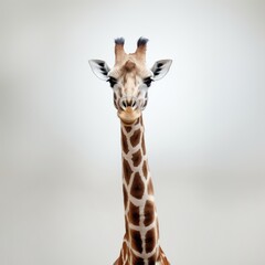 Obraz premium Giraffe wildlife portrait animal.