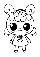 Fototapeta premium Beautiful coloring pages
