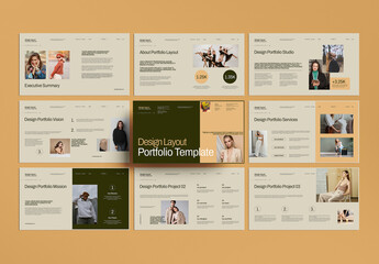 Design Layout Portfolio Presentation Template
