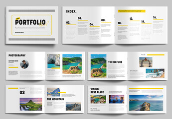 Modern Photography Portfolio Book Template Design