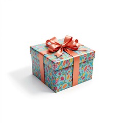 Obraz premium gift box isolated on white