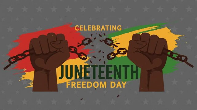 Juneteenth Freedom Day Celebration Graphic